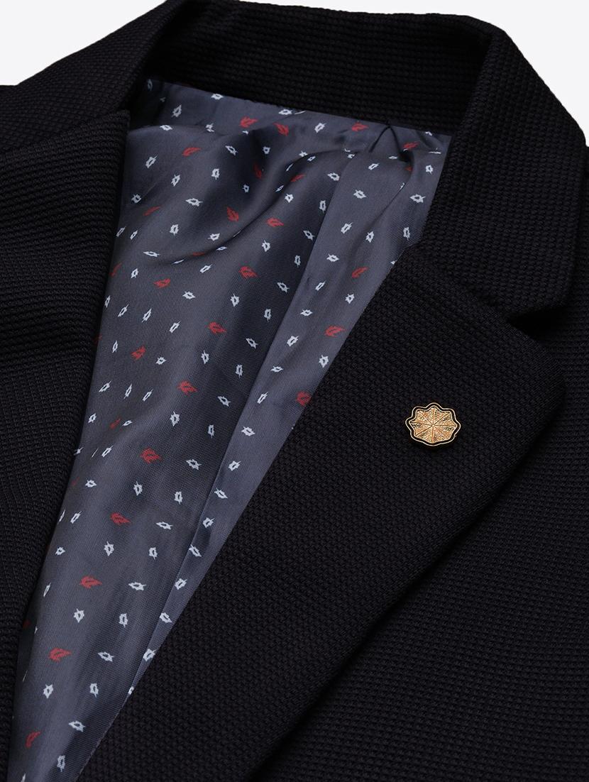 men's solid single-breasted blazer - 21721395 - Standard Image - 6