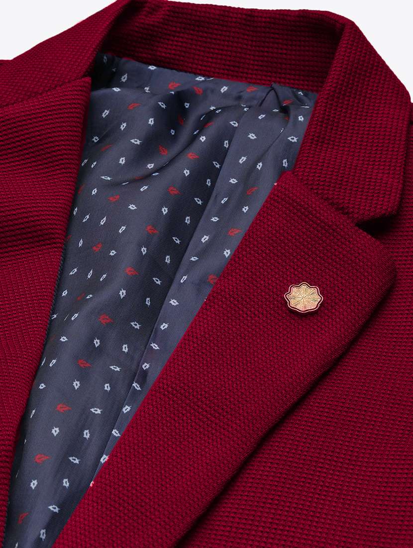 men's solid single-breasted blazer - 21721396 -  Standard Image - 6