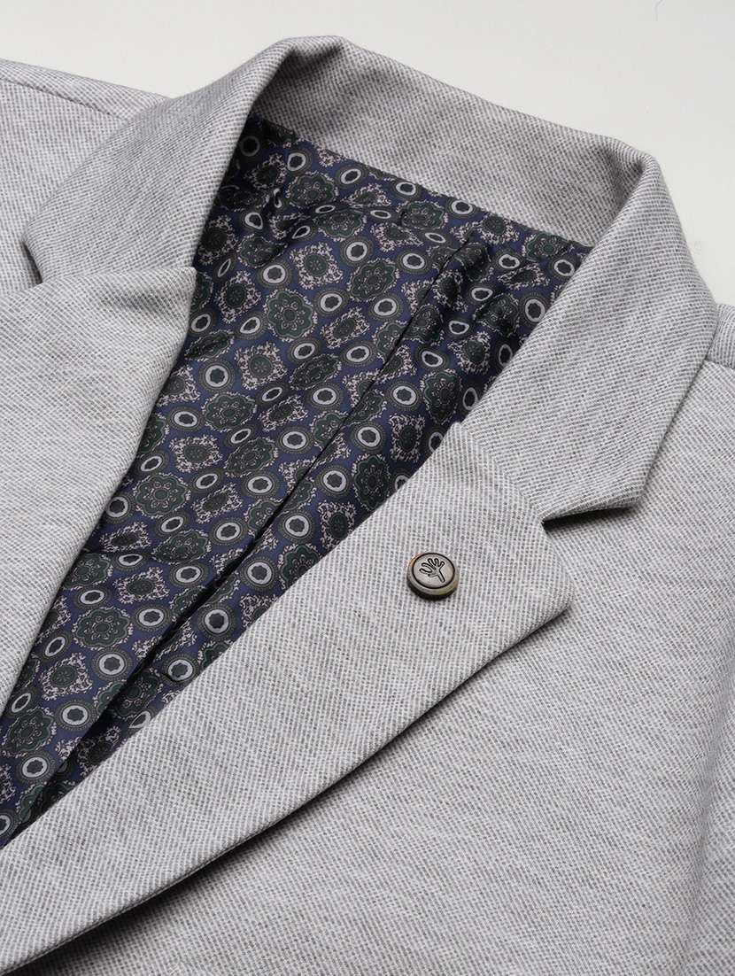 men's solid single-breasted blazer - 21721400 -  Standard Image - 6