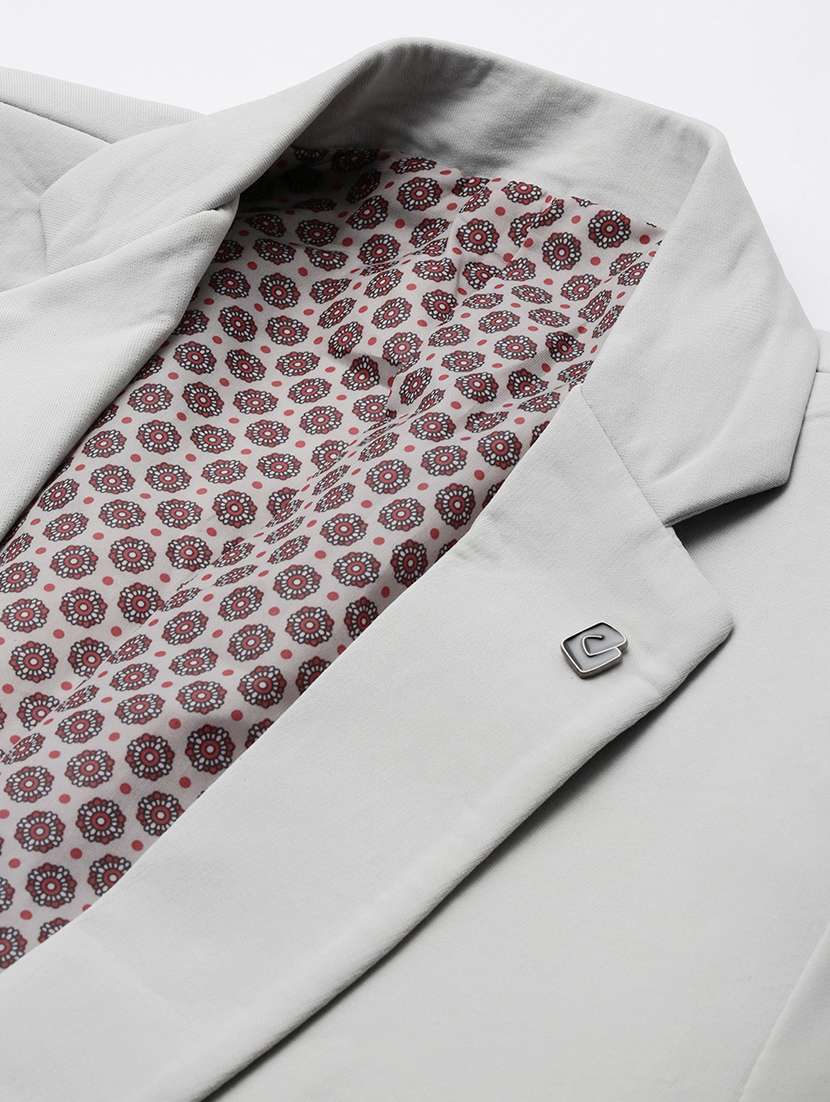 men's solid single-breasted blazer - 21721406 -  Standard Image - 6