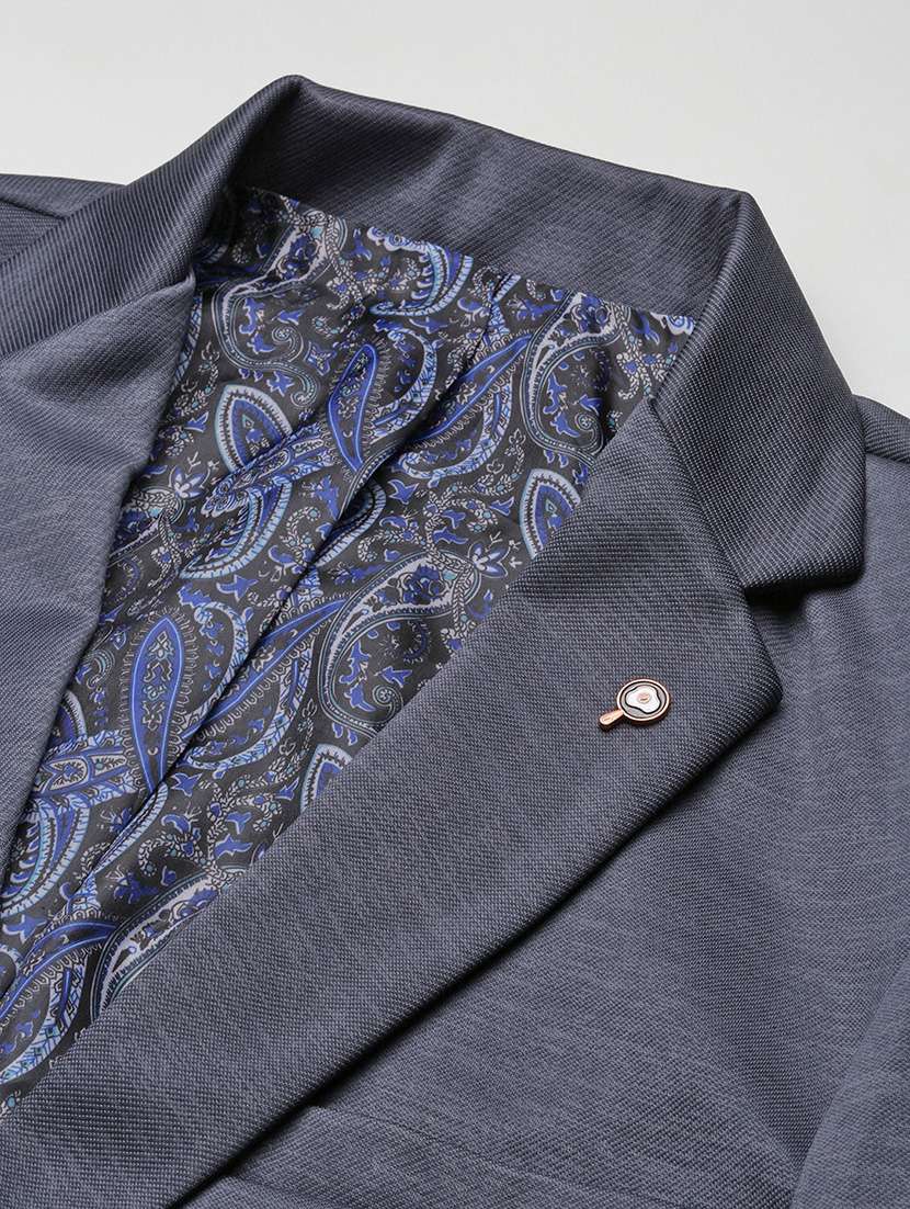 men's solid single-breasted blazer - 21721415 -  Standard Image - 6