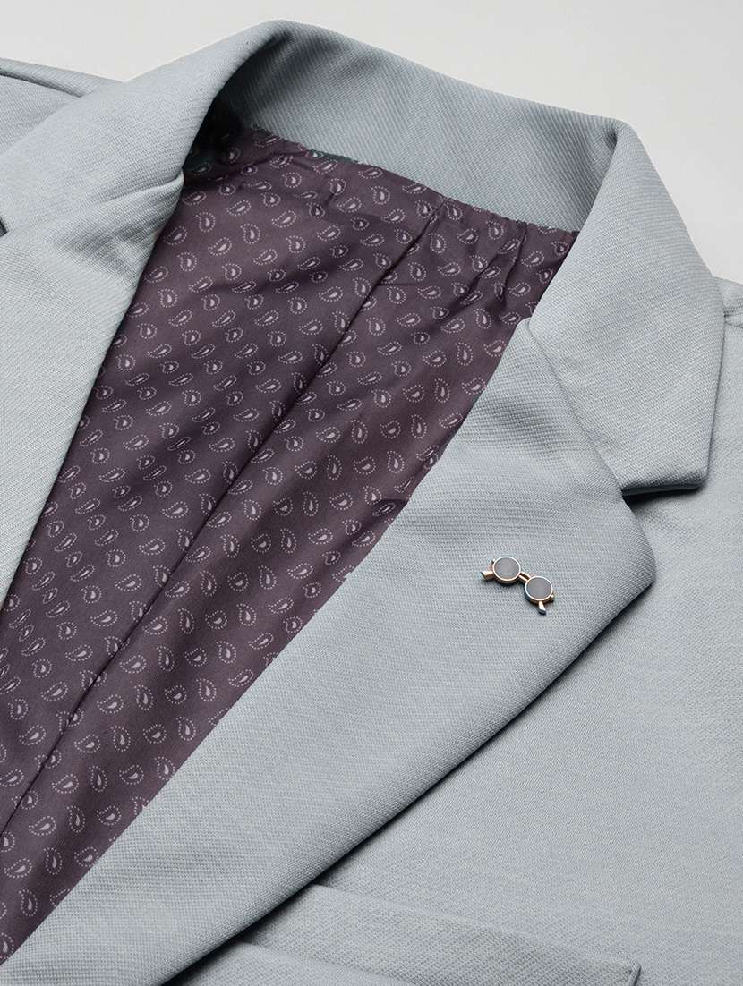 men's solid single-breasted blazer - 21721418 -  Standard Image - 6