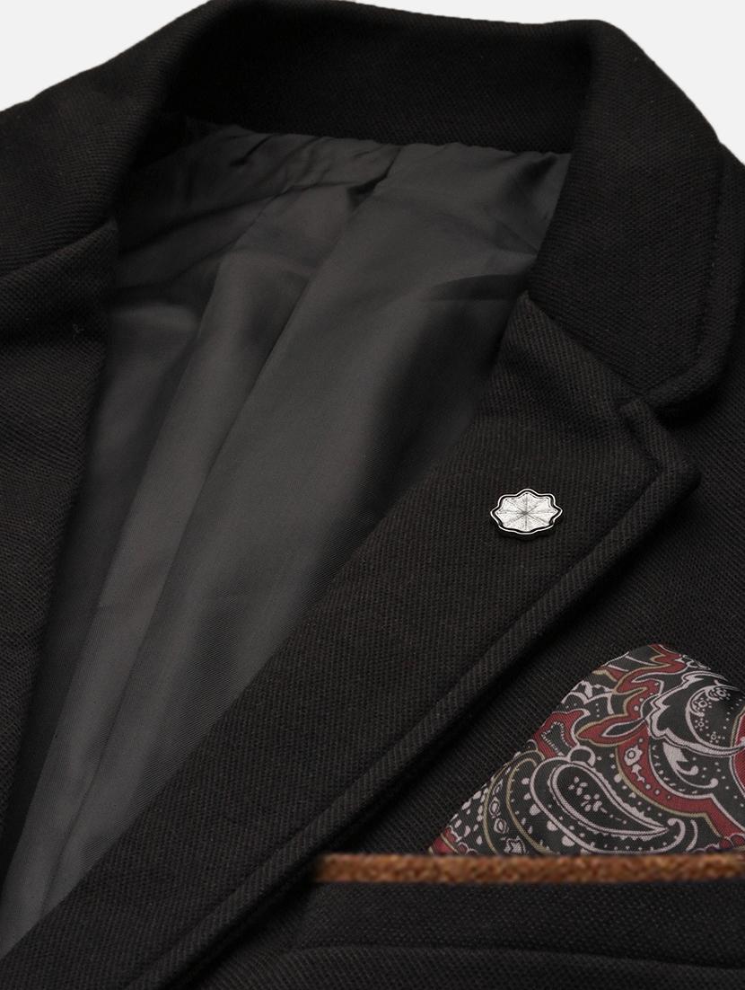 men's solid single-breasted blazer - 21721425 - Standard Image - 6