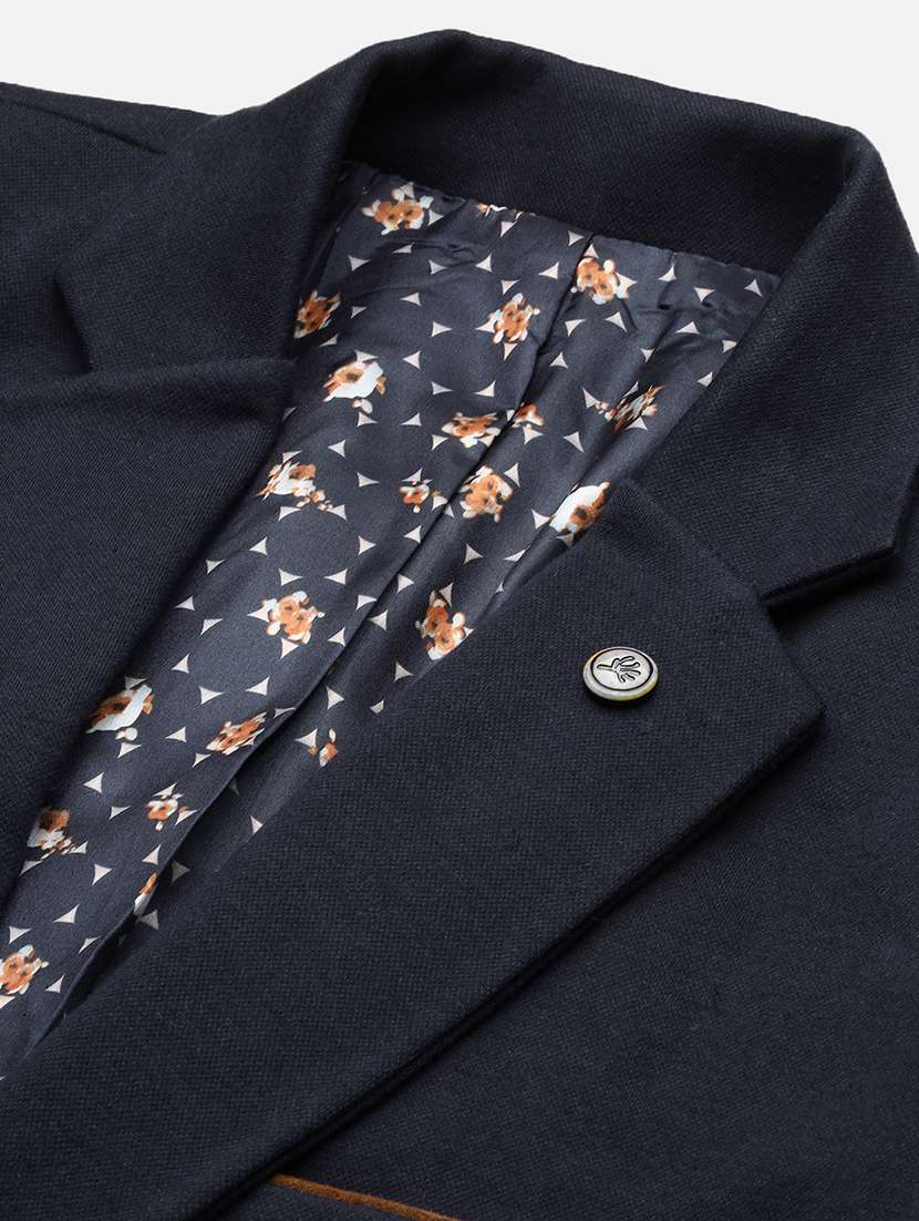 men's solid single-breasted blazer - 21721428 -  Standard Image - 6