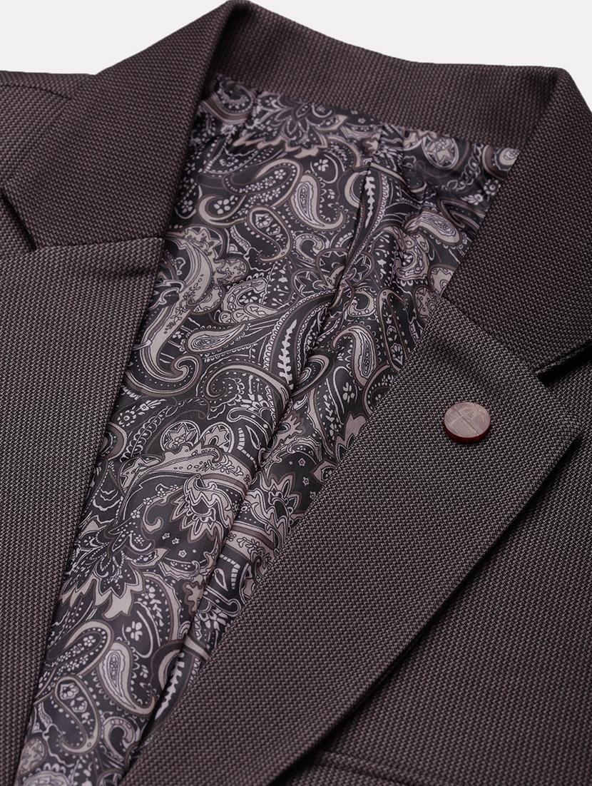 men's solid single-breasted blazer - 21721437 - Standard Image - 6