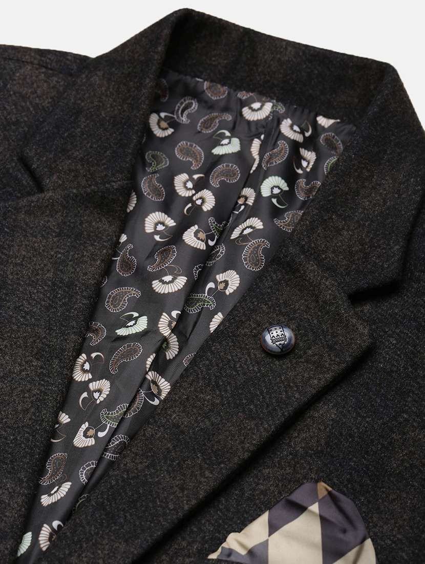 men long sleeves checkered single breasted casual blazer - 21721443 -  Standard Image - 6