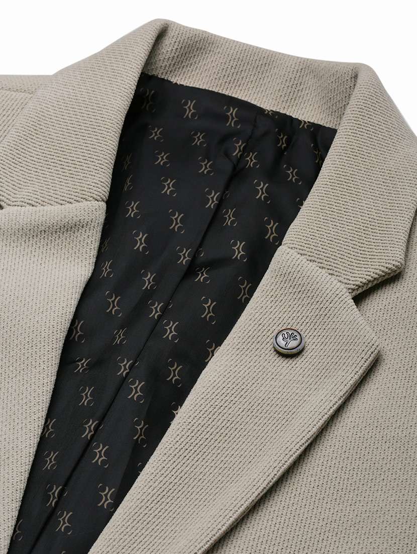 men long sleeves solid single breasted casual blazer - 21721449 -  Standard Image - 6