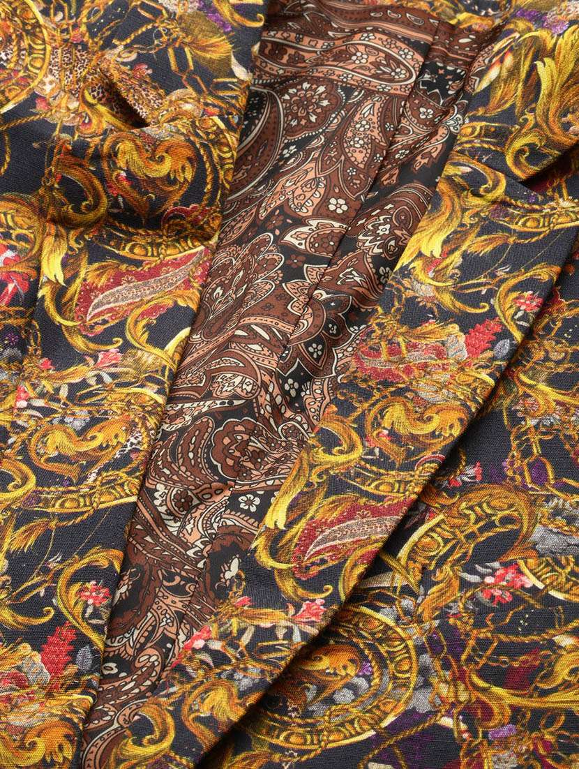 Men Printed Lapel Collar Single Breasted Casual Blazer - 21721495 -  Standard Image - 6