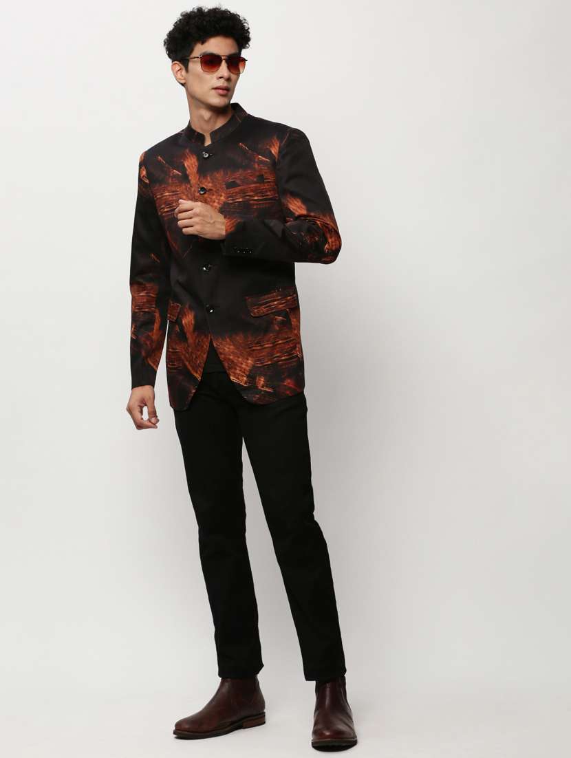 Men Printed Long Sleeve Bandhgalas Casual Blazer - 21721517 -  Standard Image - 4