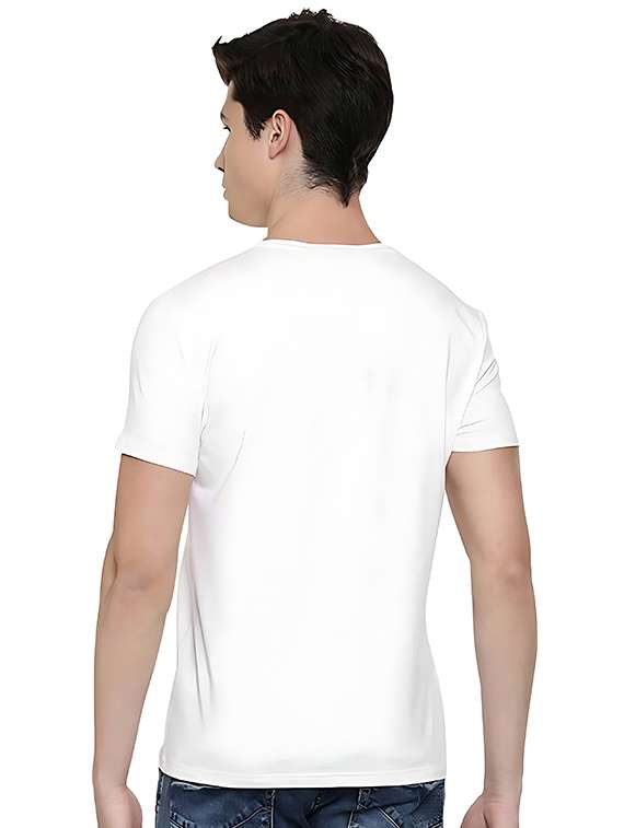 men front print short sleeve t-shirt - 21721544 -  Standard Image - 1