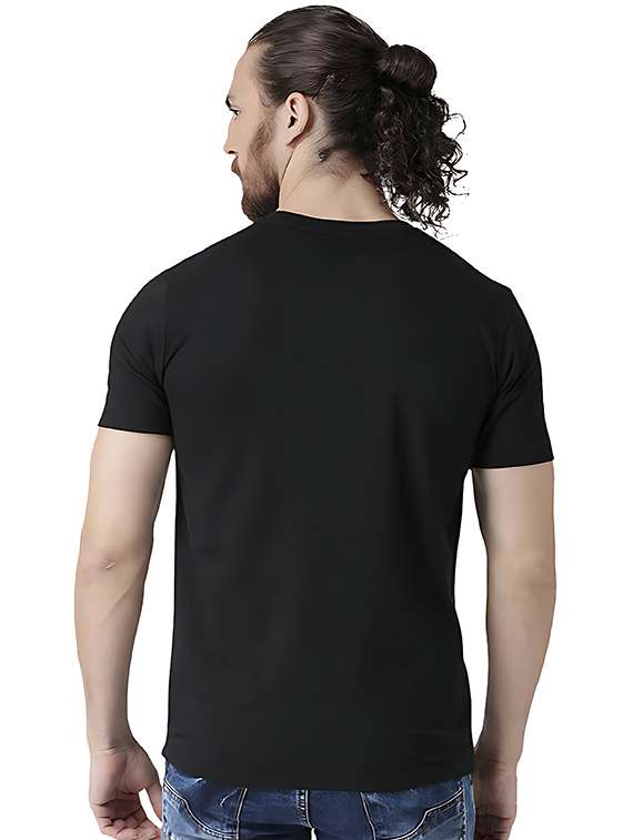 men front print short sleeve t-shirt - 21721545 - Standard Image - 1