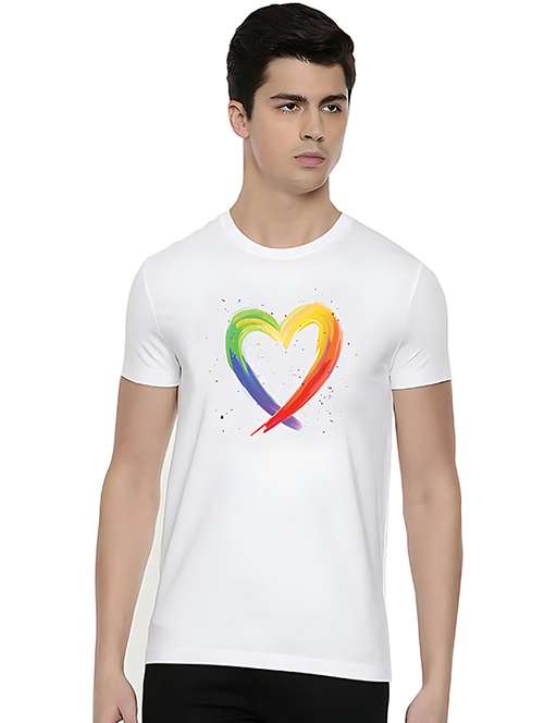 men front print short sleeve t-shirt - 21721548 -  Standard Image - 0