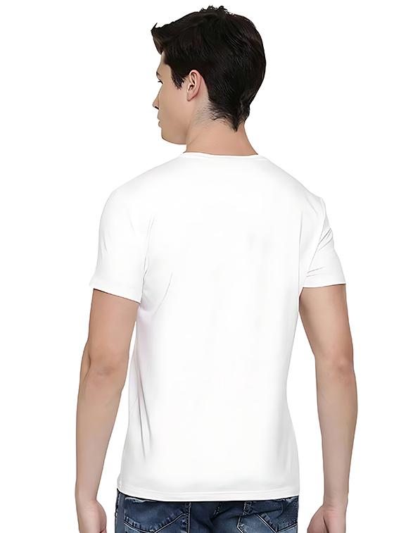 men front print short sleeve t-shirt - 21721548 - Standard Image - 1