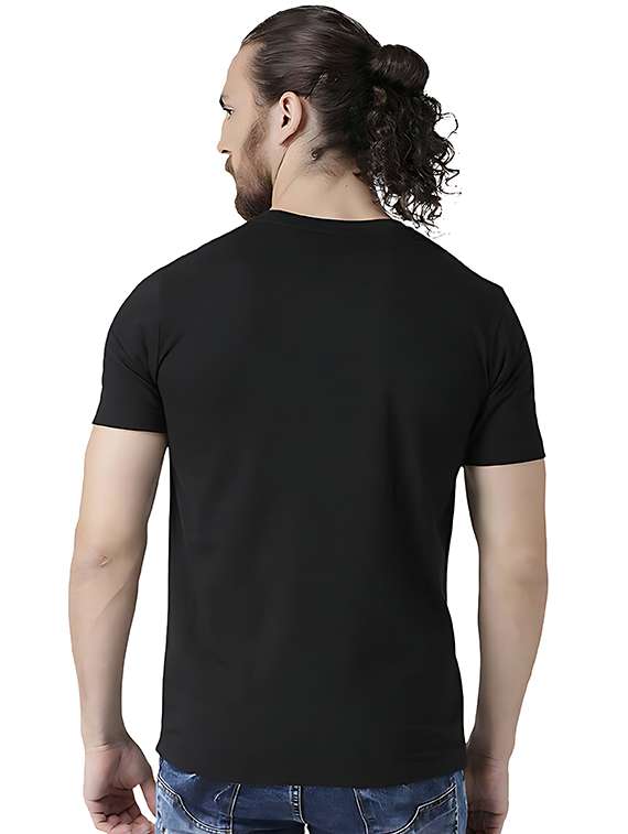 men front print short sleeve t-shirt - 21721549 - Standard Image - 1
