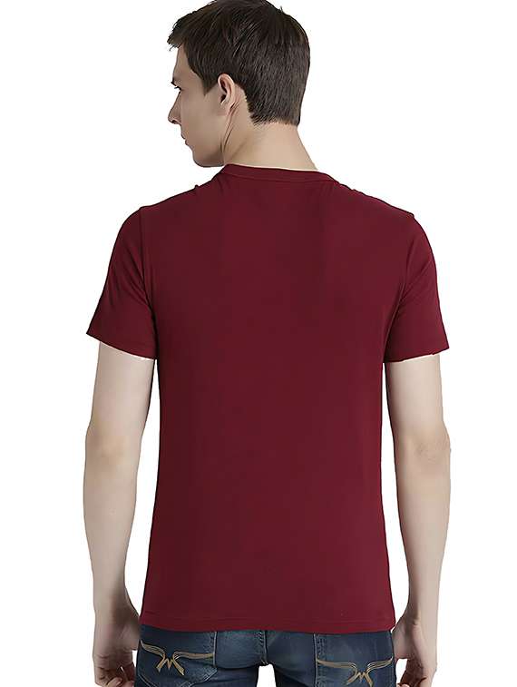 men front print short sleeve t-shirt - 21721552 -  Standard Image - 1