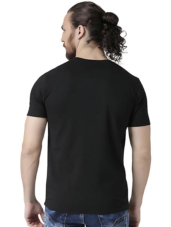 men front print short sleeve t-shirt - 21721553 - Standard Image - 1