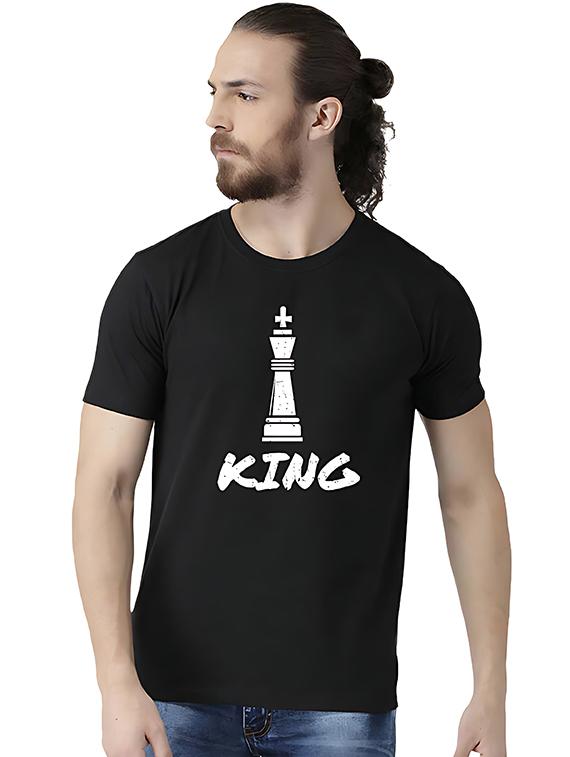 men front print short sleeve t-shirt - 21721561 - Zoom Image - 0