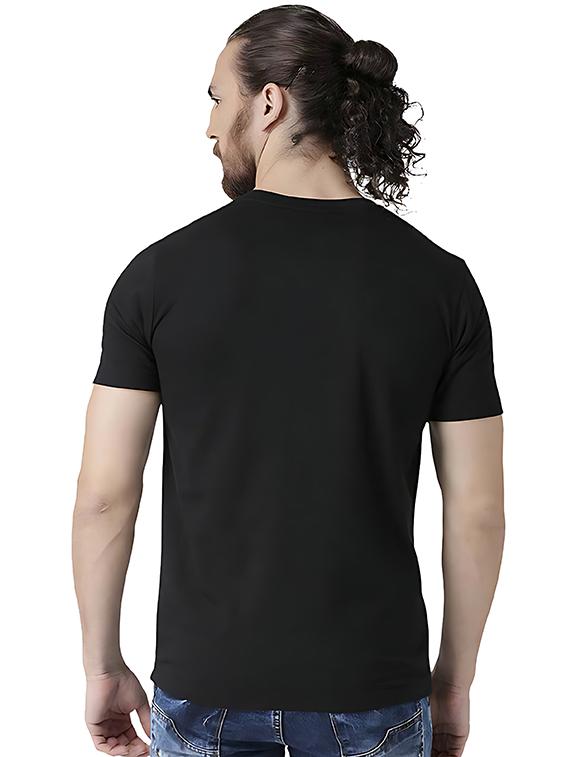 men front print short sleeve t-shirt - 21721561 - Standard Image - 1