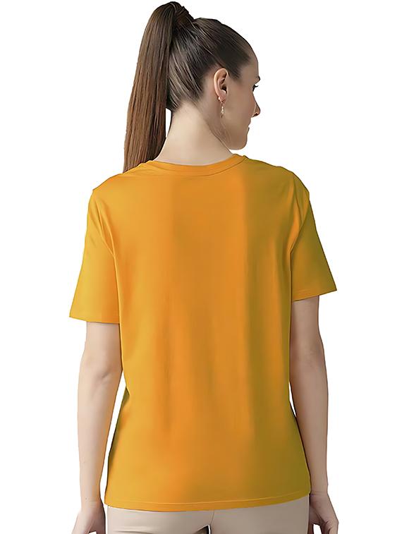 women front print short sleeve t-shirt - 21721583 - Standard Image - 1