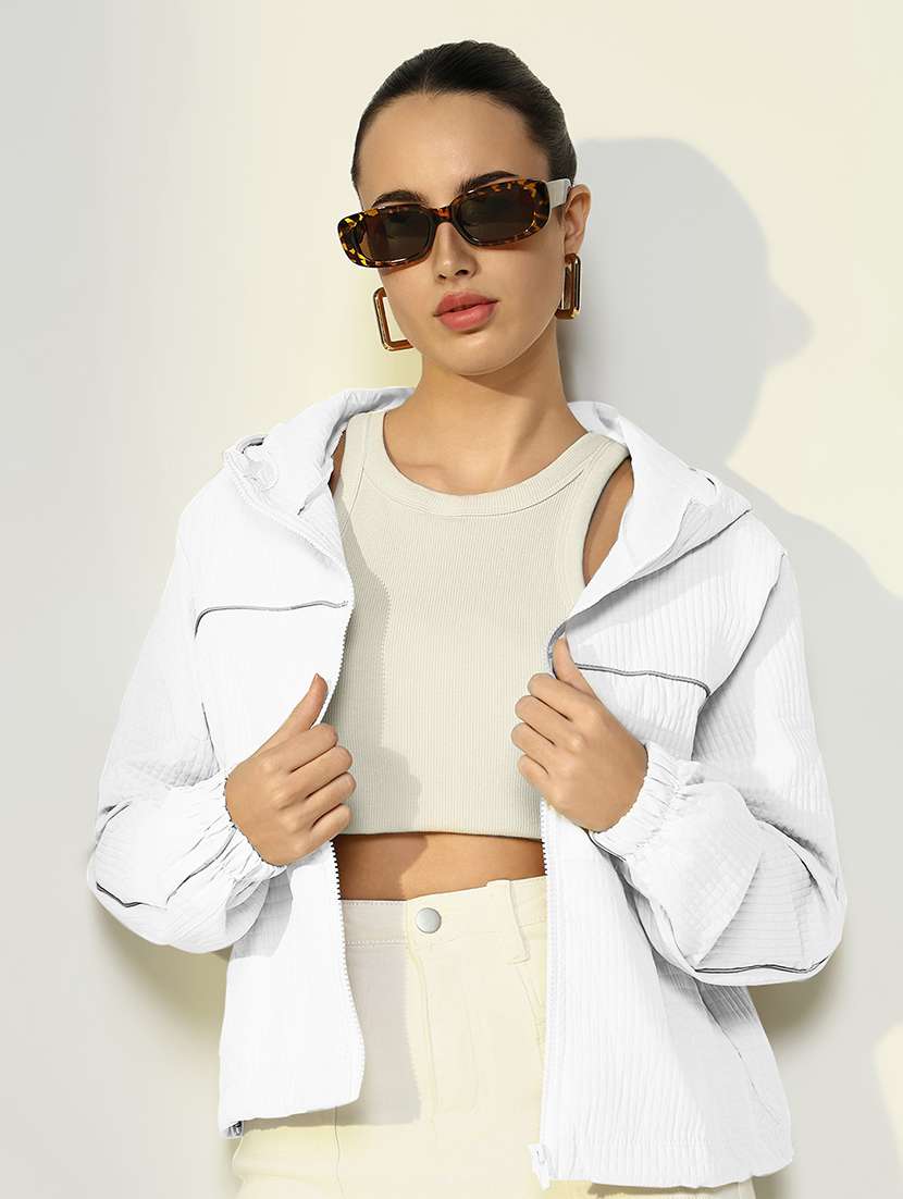 women solid long sleeve jacket - 21721646 -  Standard Image - 1