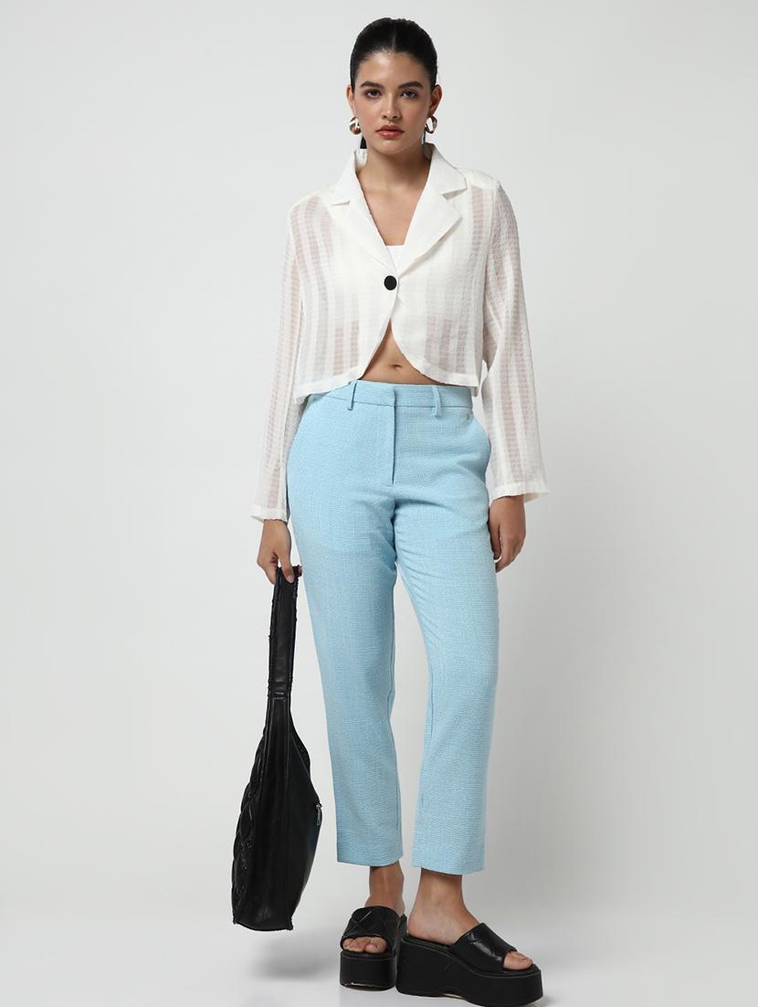 off white cotton shirt top - 21721691 - Standard Image - 4