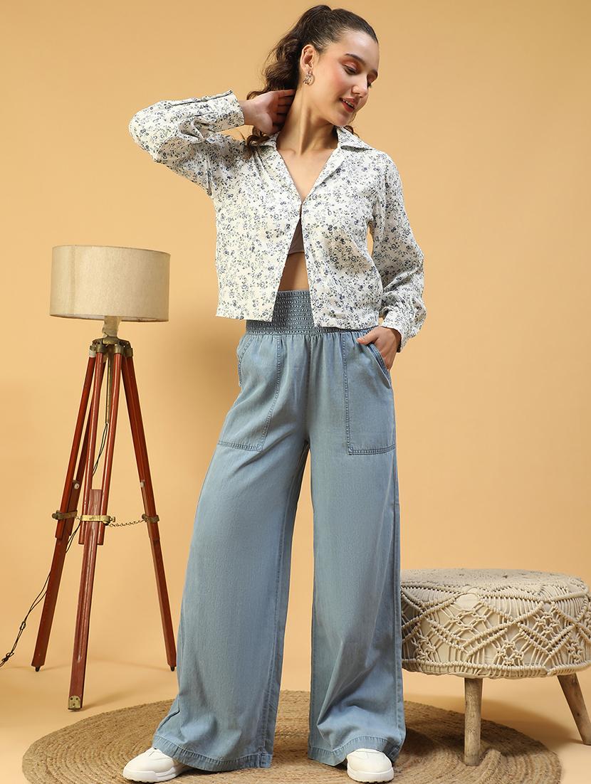 women printed long sleeve shirt - 21721740 - Standard Image - 4