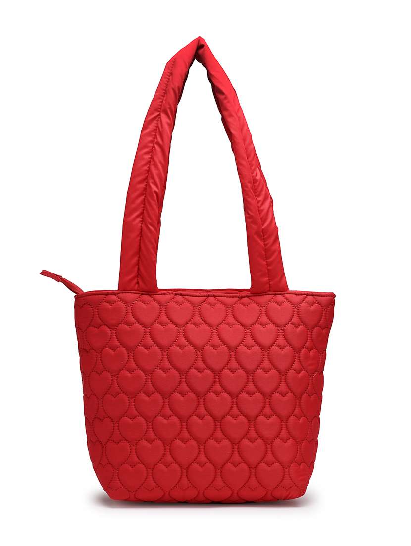 women red solid quilted handbag - 21721929 -  Standard Image - 1