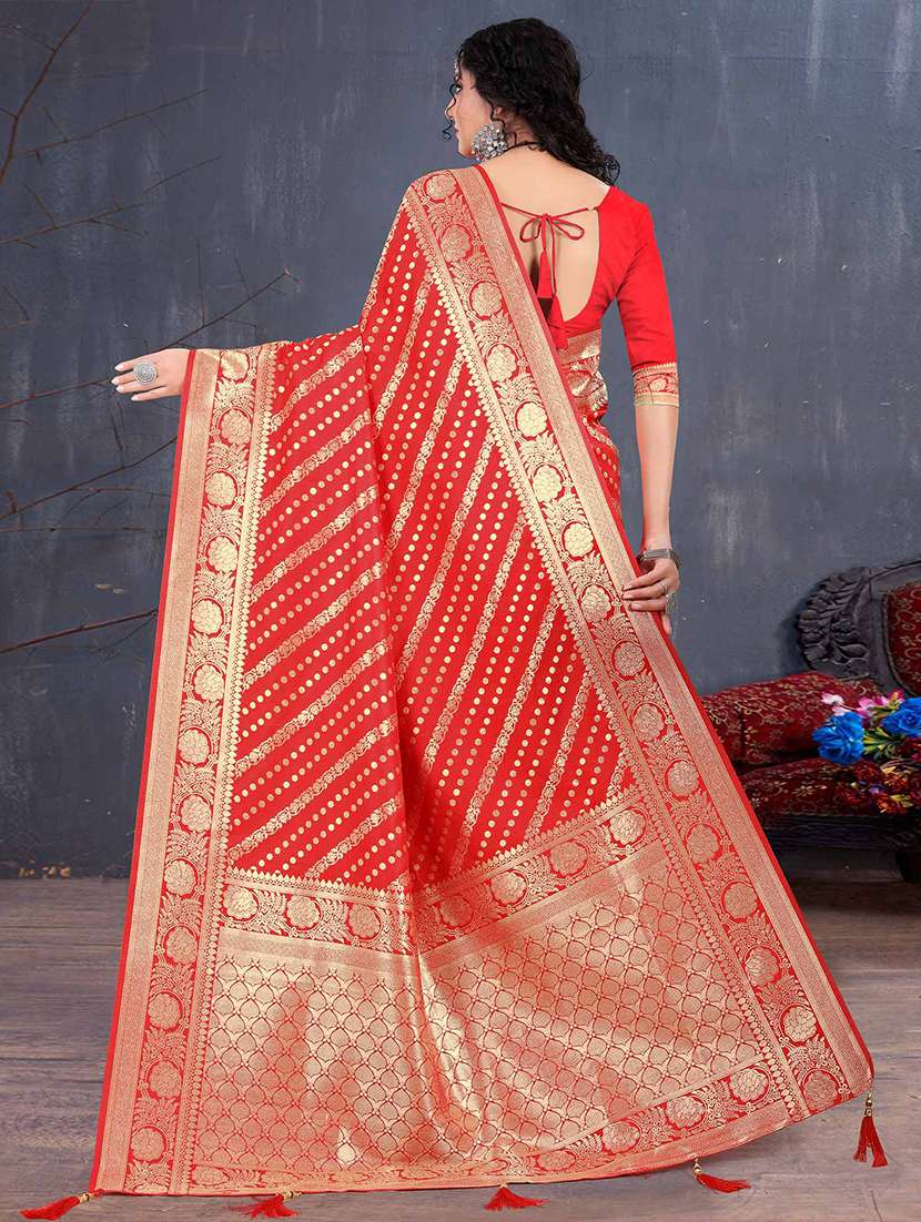 women self design banarasi saree with blouse - 21722142 -  Standard Image - 1