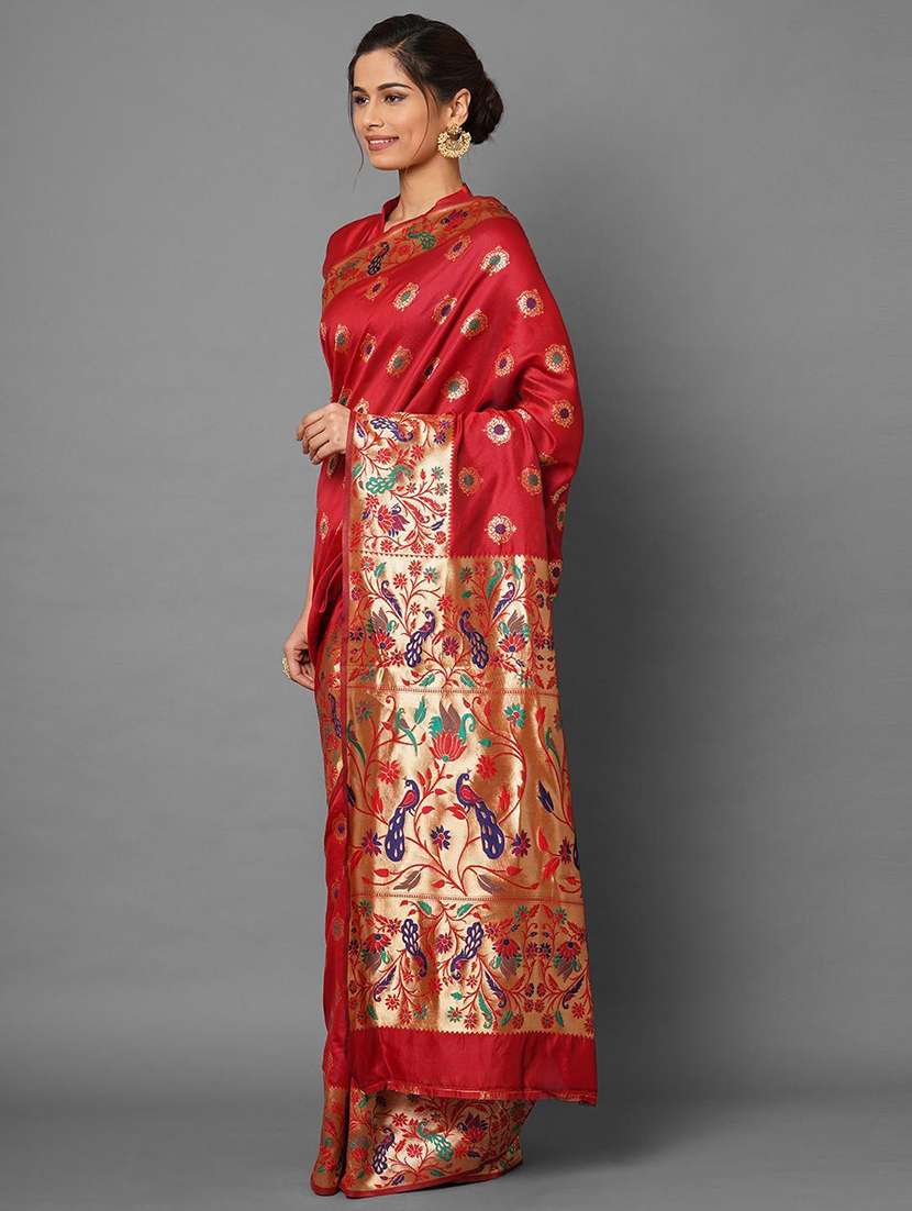 women self design banarasi saree with blouse - 21722722 -  Standard Image - 1