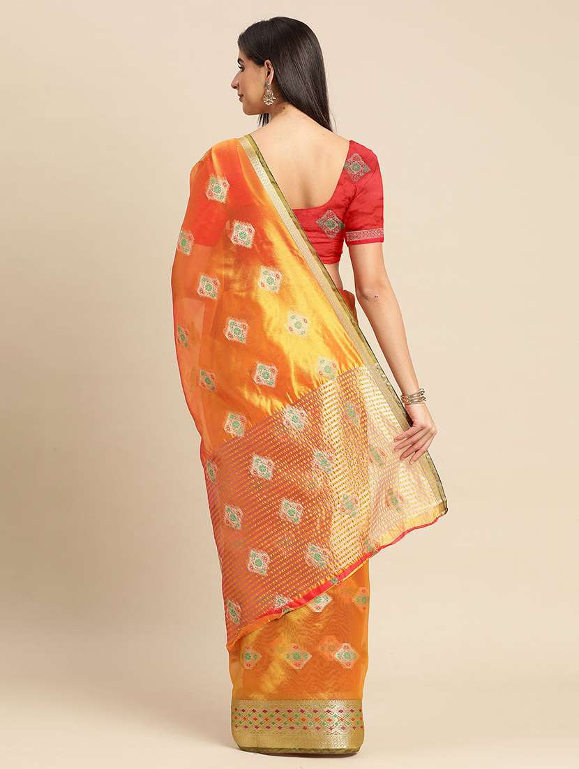 women self design banarasi saree with blouse - 21723355 -  Standard Image - 1