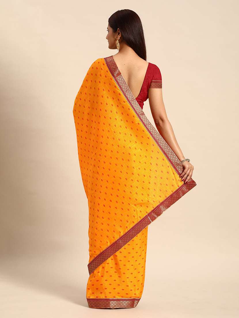 women printed casual wear saree with blouse - 21723531 -  Standard Image - 1