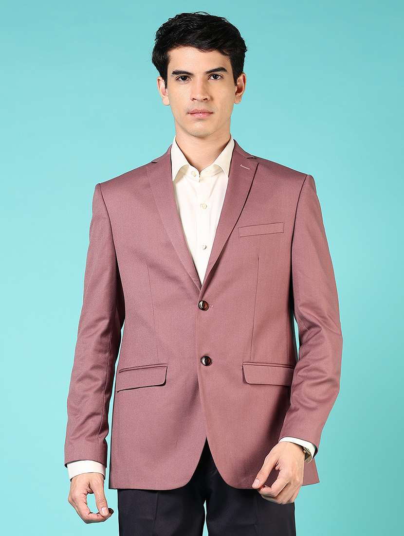men long sleeves single breasted blazer - 21724075 -  Standard Image - 1