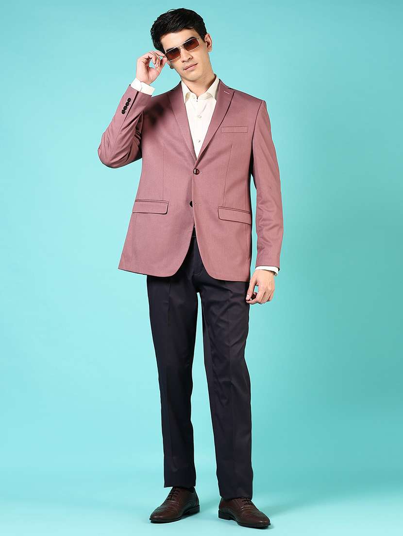 men long sleeves single breasted blazer - 21724075 - Standard Image - 4