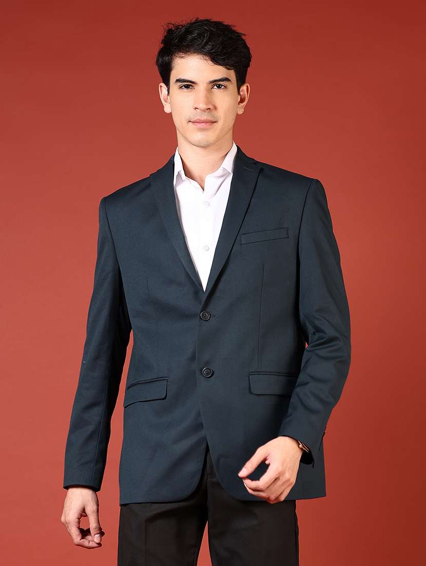 men long sleeves single breasted blazer - 21724076 -  Standard Image - 1