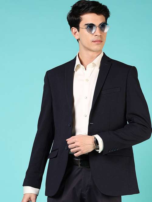 men long sleeves single breasted blazer - 21724078 -  Standard Image - 0