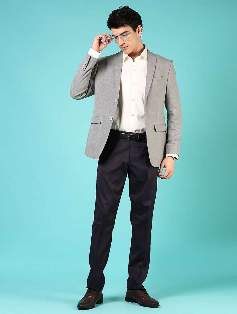 men long sleeves single breasted blazer - 21724080 - Standard Image - 4