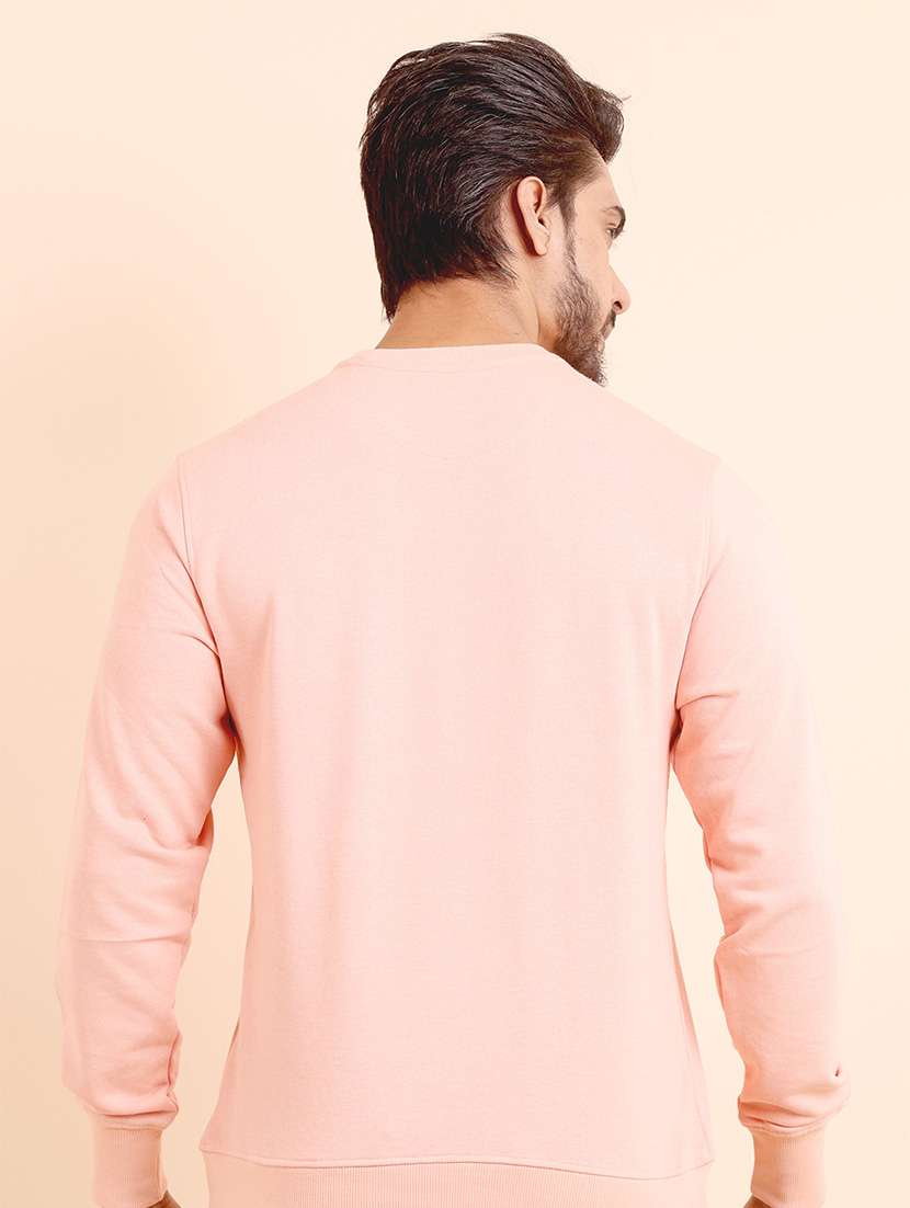 men long sleeves front print sweatshirt - 21724403 - Standard Image - 1