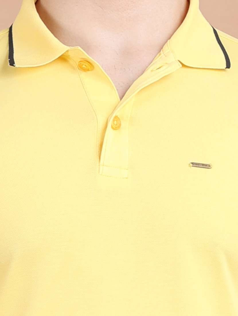 men solid short sleeve polo t-shirt - 21724467 - Standard Image - 4