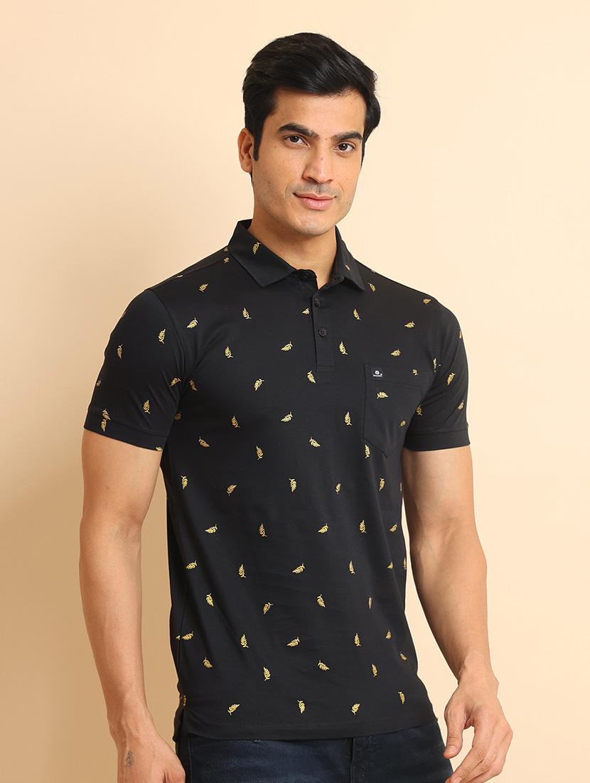 men short sleeves printed polo t-shirt - 21724538 - Standard Image - 1
