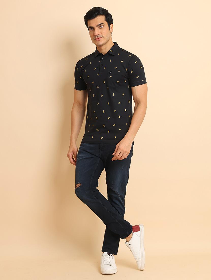 men short sleeves printed polo t-shirt - 21724538 - Standard Image - 4