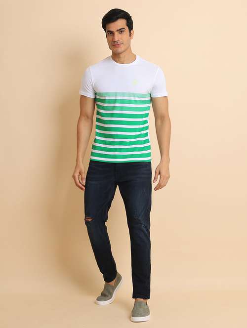 men short sleeves striped t-shirt - 21724546 -  Standard Image - 0