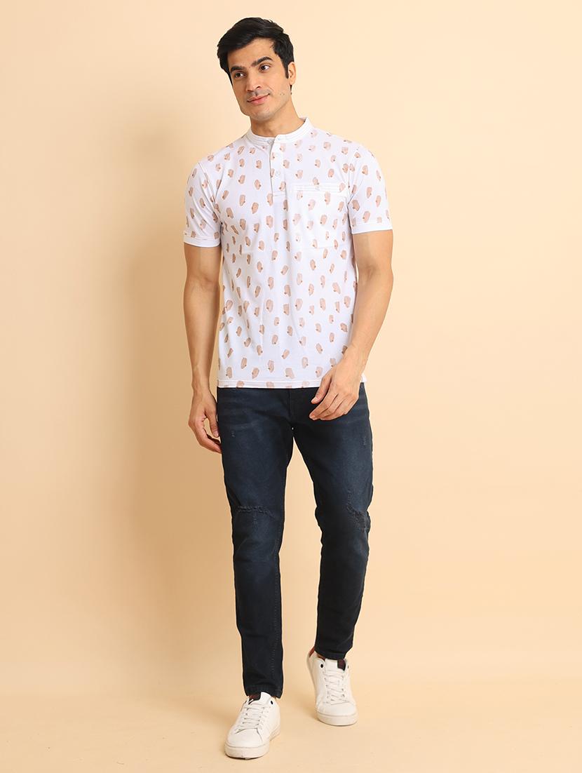 men short sleeves printed t-shirt - 21724563 - Standard Image - 4