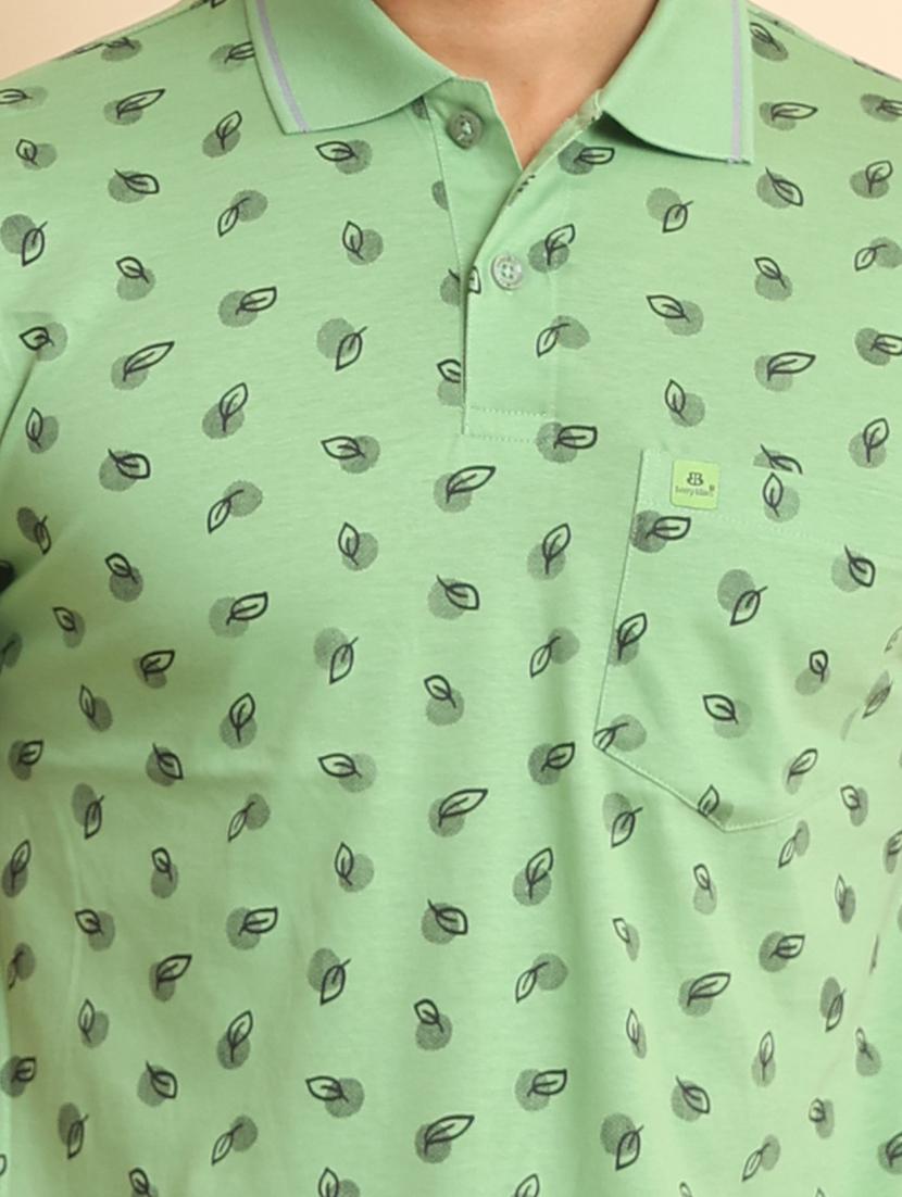 men short sleeves printed polo t-shirt - 21724569 - Standard Image - 4