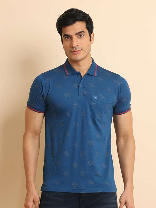 men short sleeves printed polo t-shirt - 21724573 -  Standard Image - 0