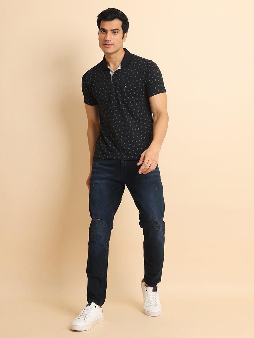 men short sleeves printed polo t-shirt - 21724585 - Standard Image - 4