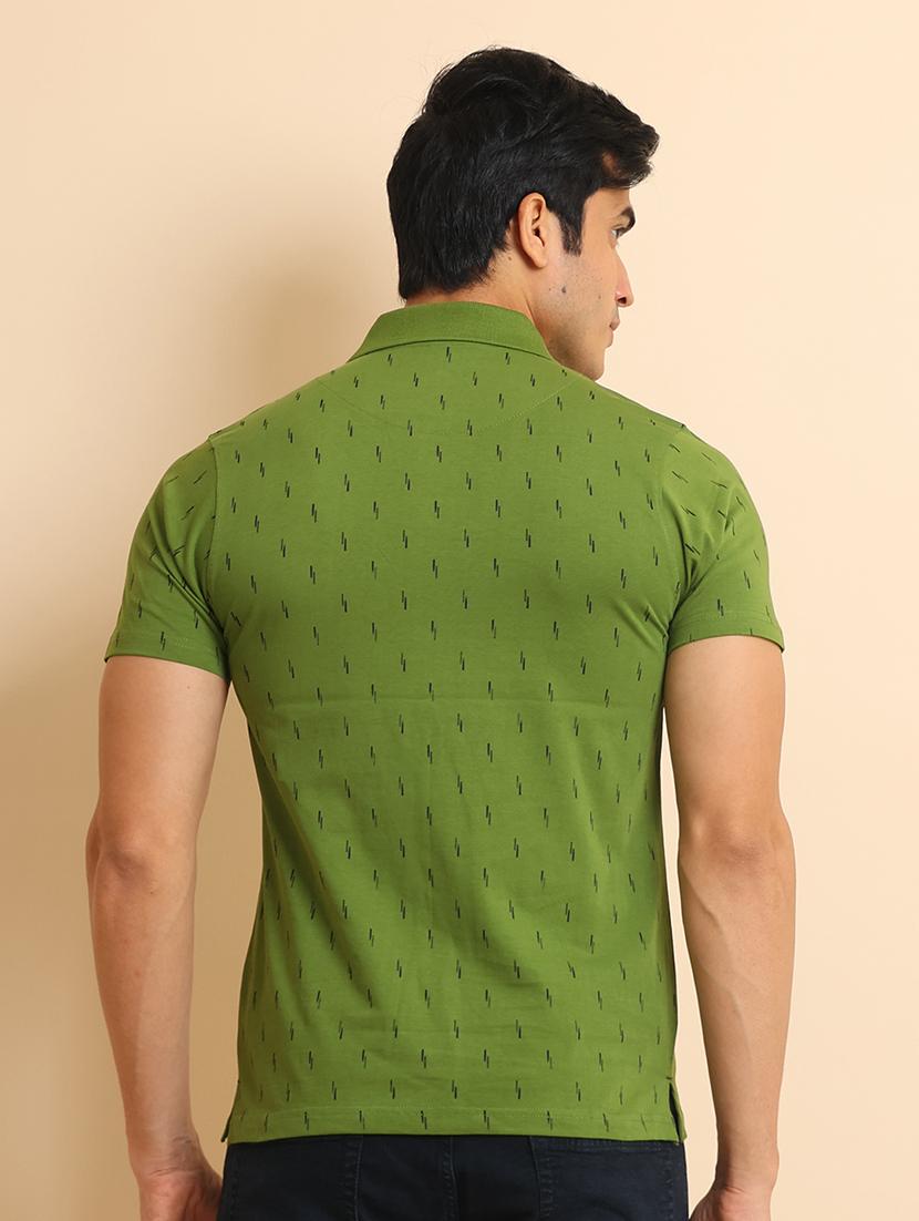 men short sleeves printed polo t-shirt - 21724588 -  Standard Image - 1