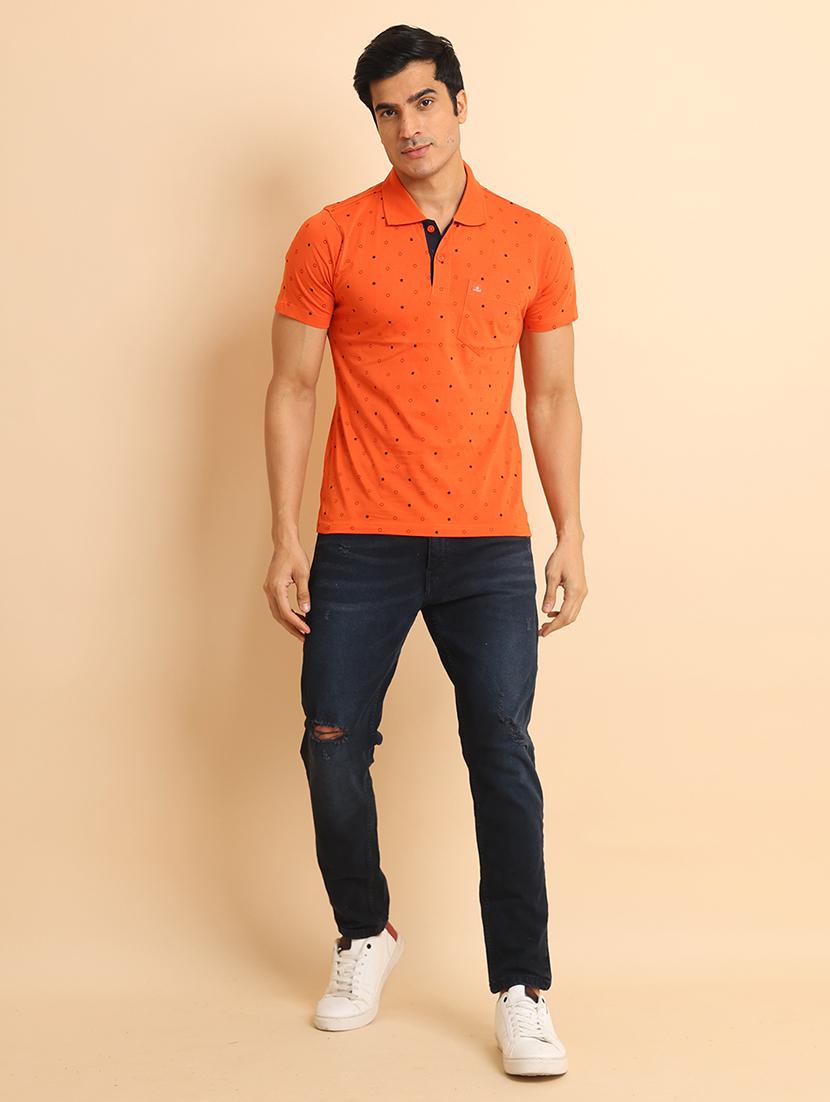 men short sleeves printed polo t-shirt - 21724590 - Standard Image - 4