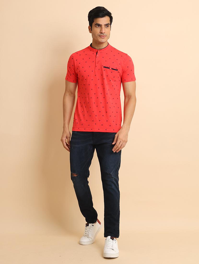 men short sleeves printed t-shirt - 21724598 - Standard Image - 4