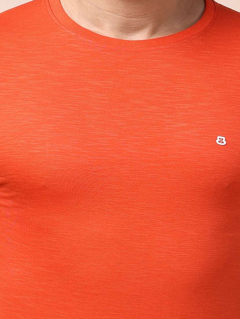 men short sleeves plain t-shirt - 21724733 - Standard Image - 4