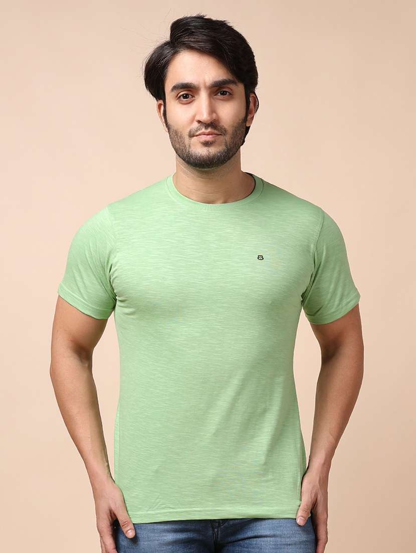 men short sleeves plain t-shirt - 21724737 - Zoom Image - 0